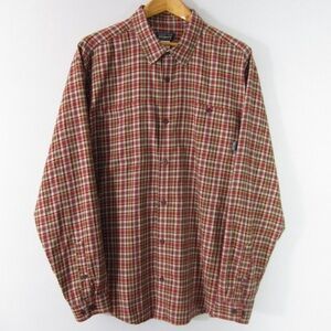 Patagonia Plaid Long Sleeve Organic Cotton Shirt Mens XL